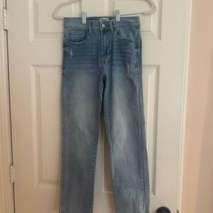 Kensie Light Blue Straight Leg Jeans